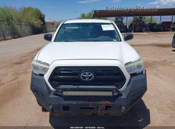 5TFRX5GN4GX062259 2016 TOYOTA TACOMA White Instrument cluster view