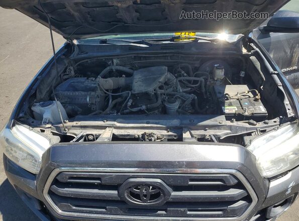 5TFRX5GN7GX073157 2016 TOYOTA TACOMA Gray უკანა სალონის ხედი
