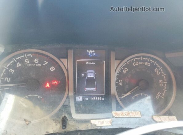 5TFRX5GN7GX073157 2016 TOYOTA TACOMA Gray ხელსაწყოთა პანელის ხედი
