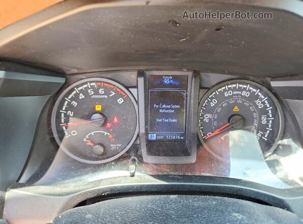 5TFRX5GN7LX179554 2020 TOYOTA TACOMA Черный Вид щитка приборов