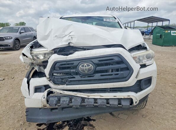 5TFRX5GN9JX118445 2018 TOYOTA TACOMA Белый Вид спереди