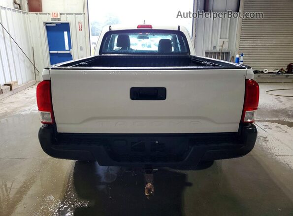 5TFRX5GNXGX062265 2016 TOYOTA TACOMA White Вид ззаду