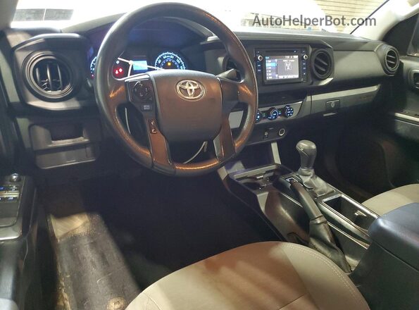 5TFRX5GNXGX062265 2016 TOYOTA TACOMA White Вид панелі приладів