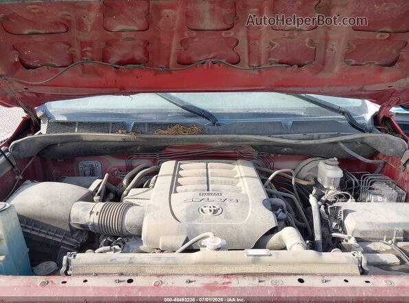 5TFRY5F10MX274163 2021 TOYOTA TUNDRA Red Вид ззаду
