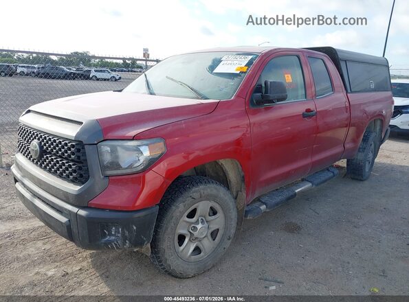 5TFRY5F10MX274163 2021 TOYOTA TUNDRA Red Передня ліва чверть