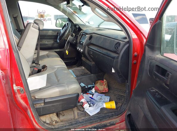 5TFRY5F10MX274163 2021 TOYOTA TUNDRA Red Вид салону спереду