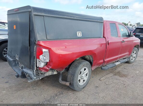 5TFRY5F10MX274163 2021 TOYOTA TUNDRA Red Задня права чверть