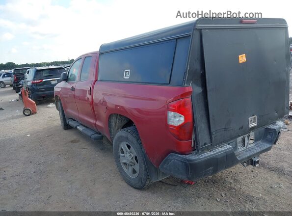 5TFRY5F10MX274163 2021 TOYOTA TUNDRA Red Задня ліва чверть