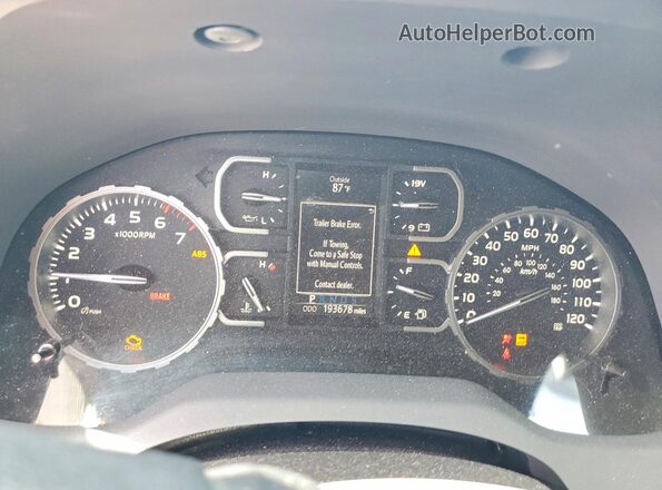5TFRY5F12JX239474 2018 TOYOTA TUNDRA Black ხელსაწყოთა პანელის ხედი