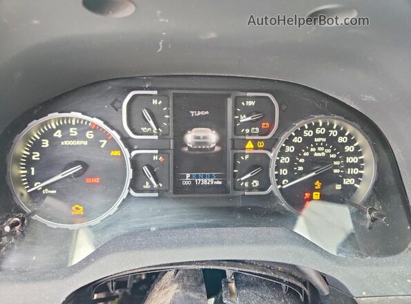 5TFRY5F12LX257041 2020 TOYOTA TUNDRA Gray Instrument cluster view