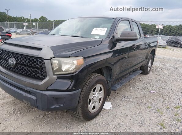 5TFRY5F14JX236074 2018 TOYOTA TUNDRA Black წინა მარცხენა ხედი სამი მეოთხედიდან