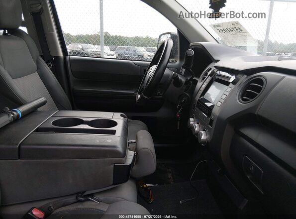 5TFRY5F14JX236074 2018 TOYOTA TUNDRA Black წინა სალონის ხედი