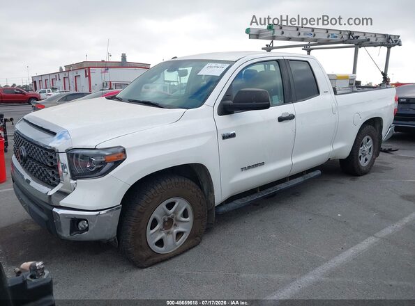 5TFRY5F17KX247488 2019 TOYOTA TUNDRA White წინა მარცხენა ხედი სამი მეოთხედიდან