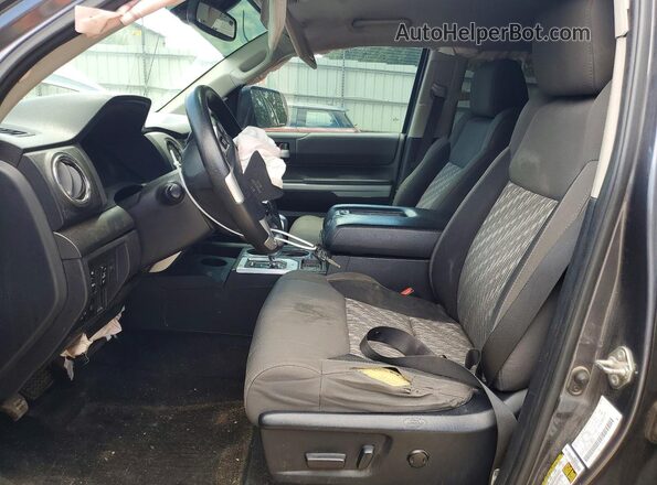 5TFRY5F18KX250755 2019 TOYOTA TUNDRA Gray წინა სალონის ხედი