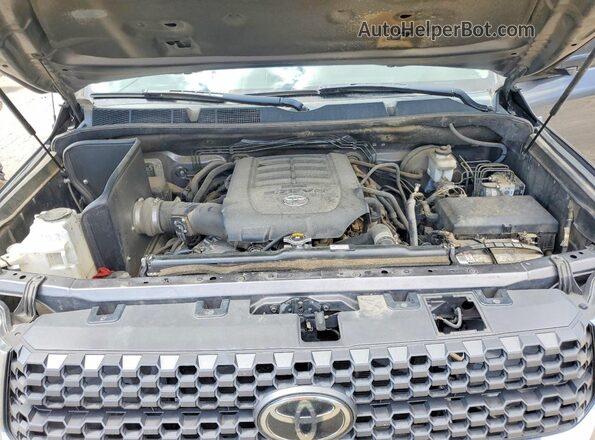 5TFRY5F18KX250755 2019 TOYOTA TUNDRA Gray უკანა სალონის ხედი