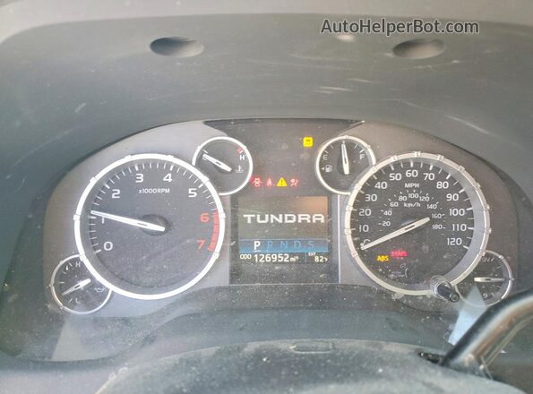 5TFRY5F1XHX213084 2017 TOYOTA TUNDRA Gray ხელსაწყოთა პანელის ხედი