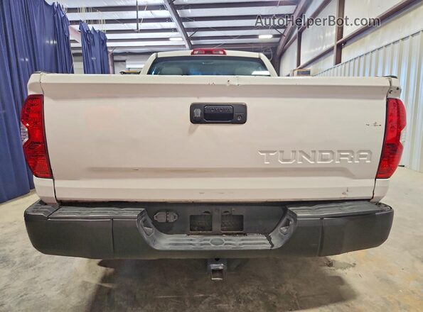5TFRY5F1XJX242929 2018 TOYOTA TUNDRA White Вид ззаду