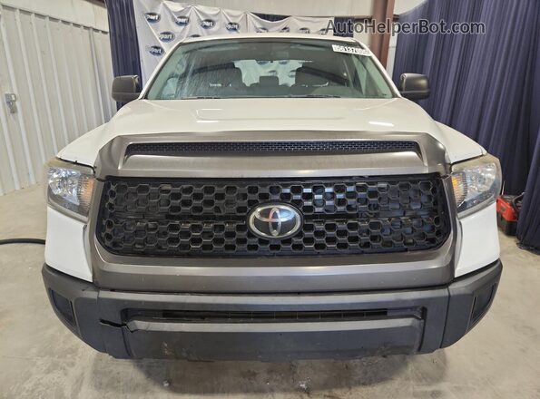 5TFRY5F1XJX242929 2018 TOYOTA TUNDRA White Вид наклейки з VIN-кодом