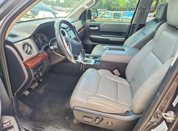 5TFSW5F16HX229080 2017 TOYOTA TUNDRA Gray წინა სალონის ხედი