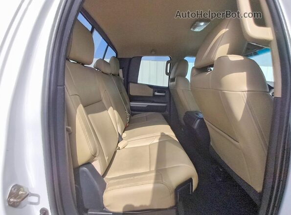 5TFSW5F19GX200946 2016 TOYOTA TUNDRA Белый Вид задних сидений