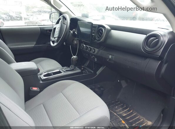 5TFSX5EN0KX064006 2019 TOYOTA TACOMA Gray წინა სალონის ხედი