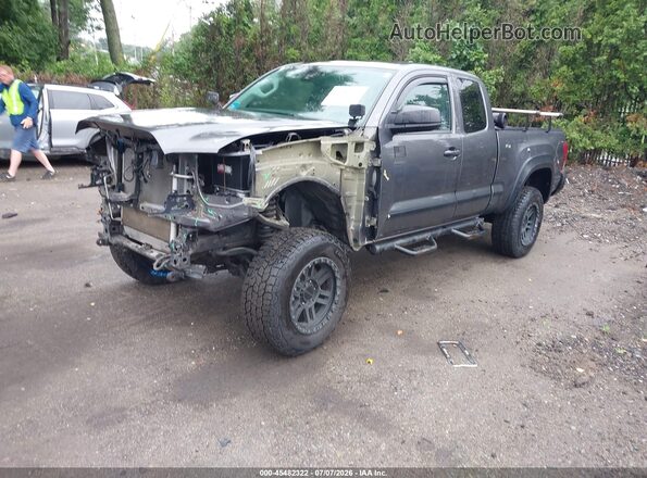 5TFSX5EN0KX064006 2019 TOYOTA TACOMA Gray წინა მარცხენა ხედი სამი მეოთხედიდან