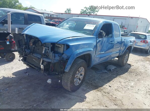 5TFSX5EN2KX070048 2019 TOYOTA TACOMA Blue Przód lewy