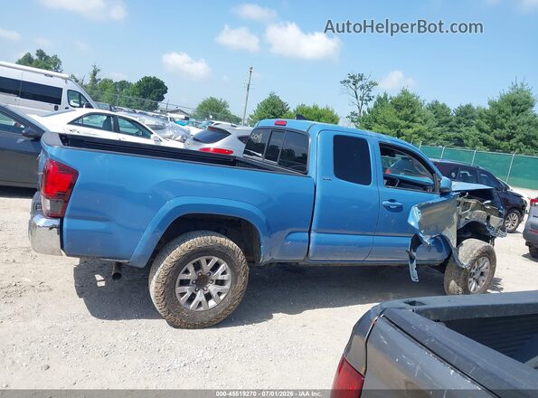 5TFSX5EN2KX070048 2019 TOYOTA TACOMA Blue Widok zestawu wskaźników