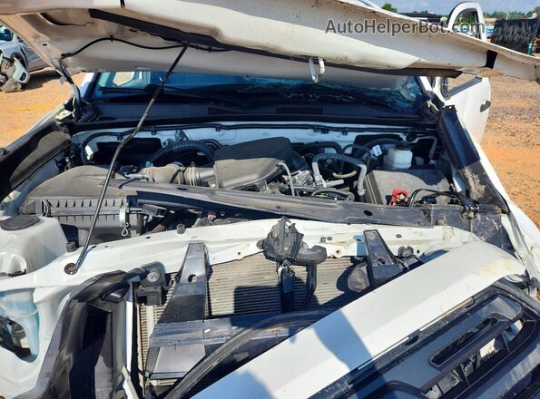 5TFSX5EN4JX061947 2018 TOYOTA TACOMA Белый Вид задней части салона