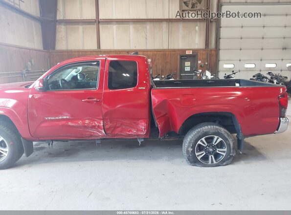5TFSX5EN4KX064932 2019 TOYOTA TACOMA Красный Вид спереди