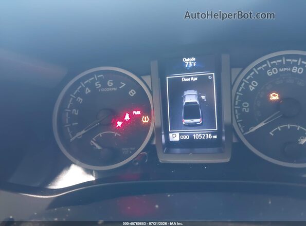 5TFSX5EN4KX064932 2019 TOYOTA TACOMA Красный Вид задних сидений