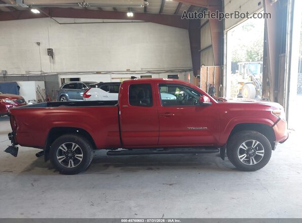 5TFSX5EN4KX064932 2019 TOYOTA TACOMA Красный Вид задней части салона