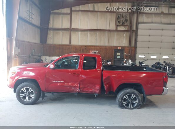 5TFSX5EN4KX064932 2019 TOYOTA TACOMA Красный Панорамный вид салона 360°