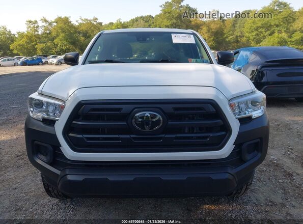 5TFSX5EN6KX069565 2019 TOYOTA TACOMA White უკანა სალონის ხედი