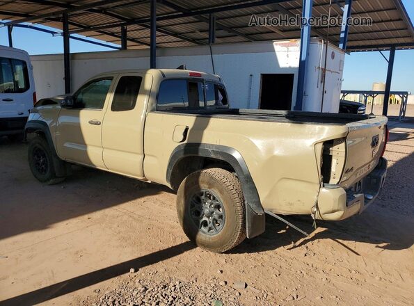 5TFSX5EN7KX069705 2019 TOYOTA TACOMA Желто-коричневый Задняя левая четверть