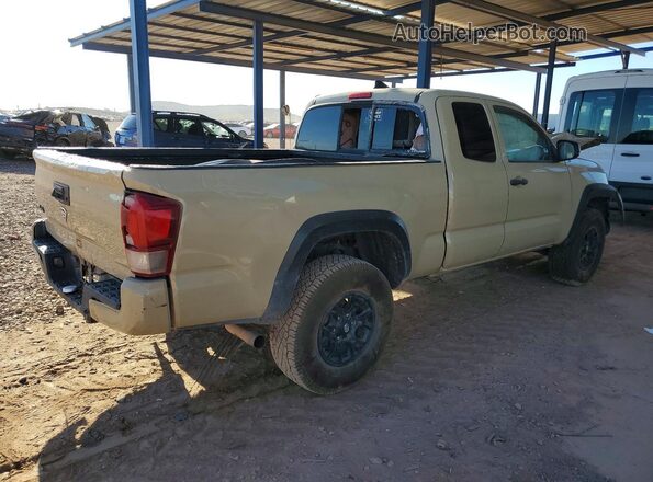 5TFSX5EN7KX069705 2019 TOYOTA TACOMA Желто-коричневый Задняя правая четверть