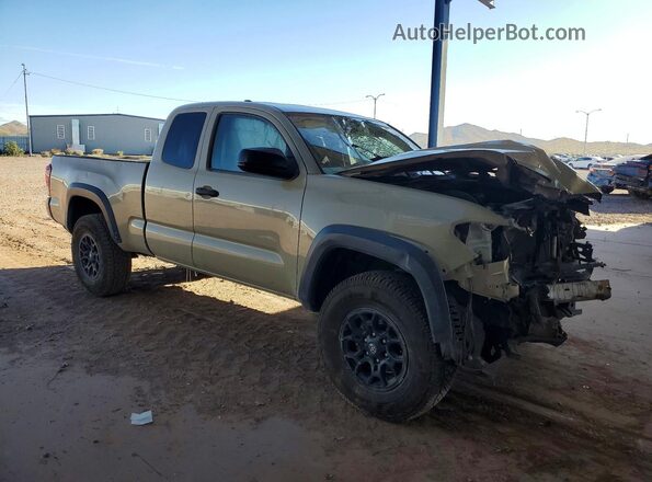 5TFSX5EN7KX069705 2019 TOYOTA TACOMA Желто-коричневый Передняя правая четверть