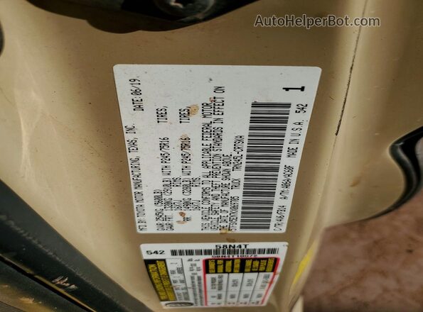 5TFSX5EN7KX069705 2019 TOYOTA TACOMA Желто-коричневый Вид подкапотного пространства