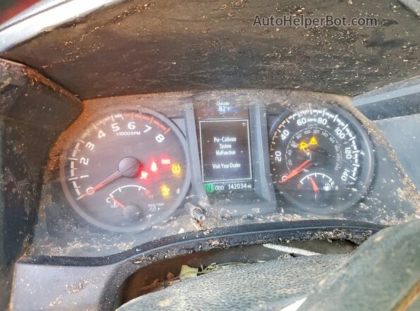 5TFSX5EN7KX069705 2019 TOYOTA TACOMA Желто-коричневый Вид щитка приборов