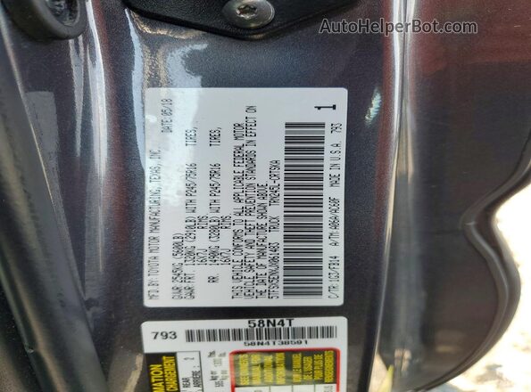 5TFSX5ENXJX061483 2018 TOYOTA TACOMA Gray ძრავის განყოფილების ხედი