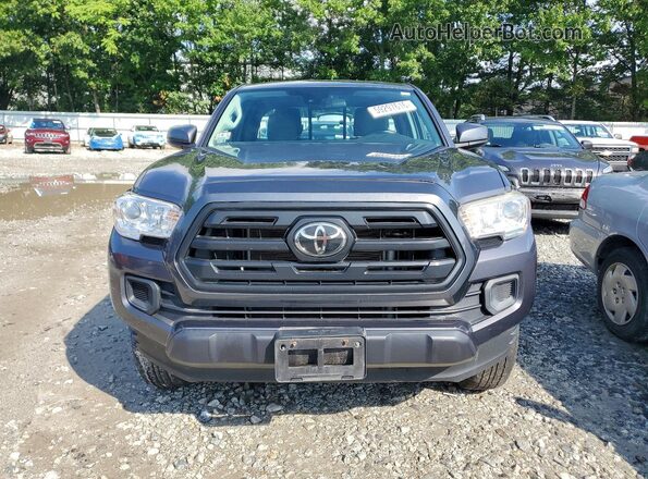 5TFSX5ENXJX061483 2018 TOYOTA TACOMA Gray წინა ხედი