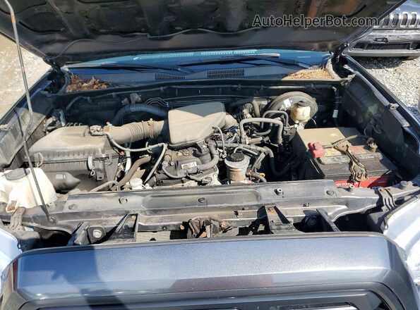 5TFSX5ENXJX061483 2018 TOYOTA TACOMA Gray უკანა სალონის ხედი