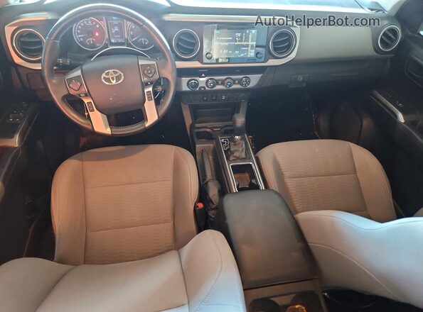 5TFSZ5AN2KX201768 2019 TOYOTA TACOMA White წინა პანელის ხედი