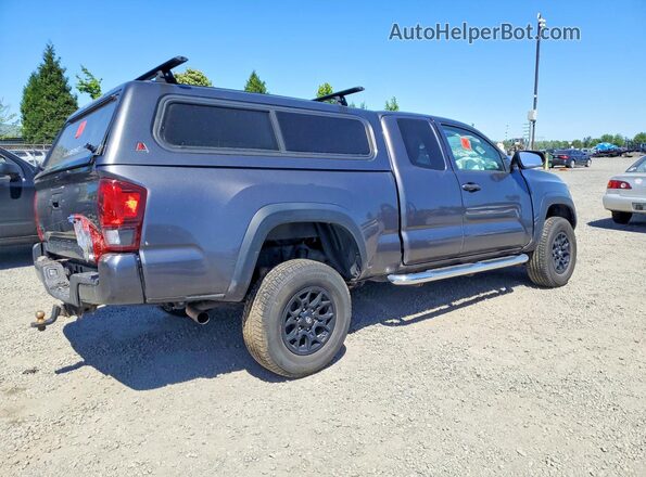5TFSZ5AN3KX171681 2019 TOYOTA TACOMA Gray უკანა მარჯვენა