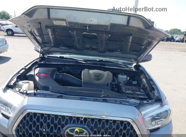 5TFSZ5AN4KX211704 2019 TOYOTA TACOMA Silver უკანა ხედი