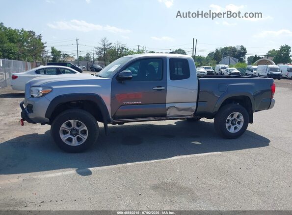 5TFSZ5AN4KX211704 2019 TOYOTA TACOMA Silver სალონის 360-გრადუსიანი ხედი