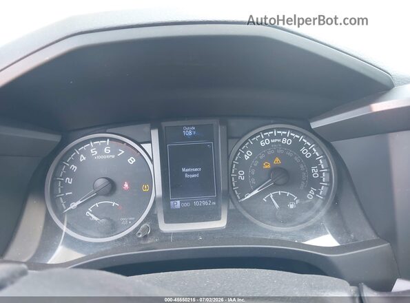 5TFSZ5AN4KX211704 2019 TOYOTA TACOMA Silver უკანა სავარძლების ხედი