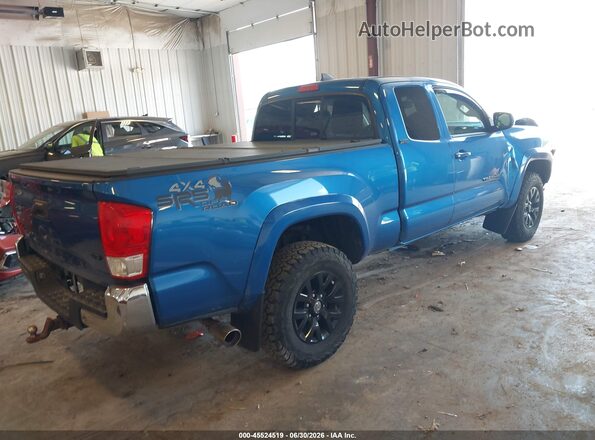 5TFSZ5AN6GX024231 2016 TOYOTA TACOMA Blue Rear right