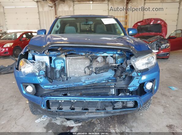 5TFSZ5AN6GX024231 2016 TOYOTA TACOMA Blue Instrument cluster view
