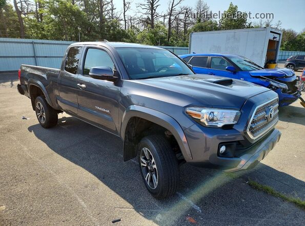 5TFSZ5AN6GX044107 2016 TOYOTA TACOMA Gray Передня права чверть